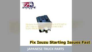 Isuzu NQR স্টার্টার রিলে 8971739470 মেরামত সমাধান