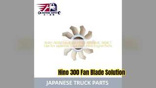 Hino 300 N04C ফ্যান ব্লেড প্রতিস্থাপন অংশ