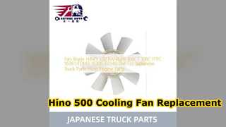Hino 500 ইঞ্জিন ফ্যান ব্লেড 16361 E0140 প্রতিস্থাপন