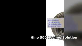Hino 500 ফ্যান ক্লাচ 16250 E0070 J08E ইঞ্জিন