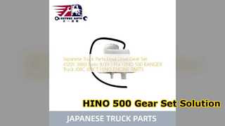HINO 500 ফাইনাল ড্রাইভ গিয়ার সেট 41201 3860 8 39 অনুপাত