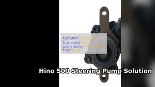 Hino 500 J07C পাওয়ার স্টিয়ারিং পাম্প প্রতিস্থাপন যন্ত্রাংশ