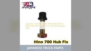 Hino 700 Profia রিয়ার হুইল হাব কম্পোনেন্ট রিপ্লেসমেন্ট