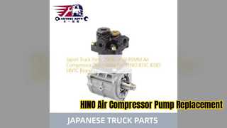 HINO K13C K13D এয়ার কম্প্রেসার পাম্প 29100 2661 HNTC গুণমান