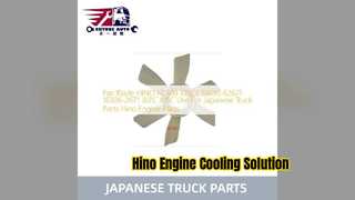 Hino FC500 ফ্যান ব্লেড S1630 62671 টেকসই ট্রাক যন্ত্রাংশ