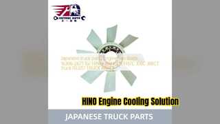 HINO J08C ইঞ্জিন ফ্যান ব্লেড 16306 2671 প্রতিস্থাপন