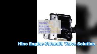 Hino 500 700 Solenoid ভালভ S2761 04570 প্রতিস্থাপন