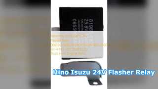 Hino এবং Isuzu ট্রাক যন্ত্রাংশের জন্য 24V ফ্ল্যাশার রিলে
