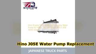 Hino 300 500 J05E ওয়াটার পাম্প 16100 E0373 প্রতিস্থাপন