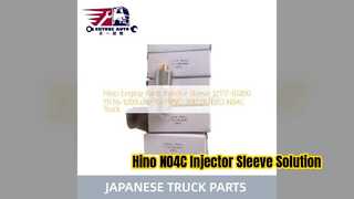Hino 300 N04C ইনজেক্টর হাতা S1117 61200 প্রতিস্থাপন