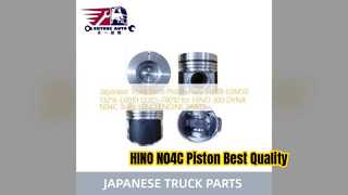 HINO N04C পিস্টন Assy S130B E0M50 নির্ভরযোগ্য ইঞ্জিন যন্ত্রাংশ