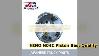 HINO N04C পিস্টন 13216 E0291 উচ্চ কর্মক্ষমতা ইঞ্জিন অংশ