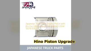 Hino 300 W04D পিস্টন OEM 13216 E0020