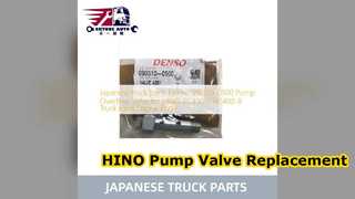 HINO ট্রাক পাম্প ওভারফ্লো ভালভ 090310 0500 প্রতিস্থাপন