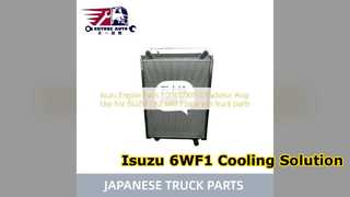 Isuzu 6WF1 রেডিয়েটর Assy 1214109000 প্রিমিয়াম ট্রাক যন্ত্রাংশ