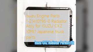 Isuzu CXZ 0PE রেডিয়েটর Assy ইঞ্জিন যন্ত্রাংশ সমাধান