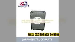 Isuzu CXZ 0PE রেডিয়েটর Assy ইঞ্জিন যন্ত্রাংশ