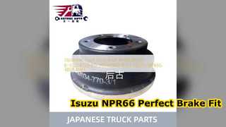 Isuzu NPR66 রিয়ার ব্রেক ড্রাম রিপ্লেসমেন্ট গাইড