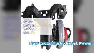 NPR NQR71 ট্রাক যন্ত্রাংশের জন্য নতুন Isuzu 4HG1T টার্বোচার্জার