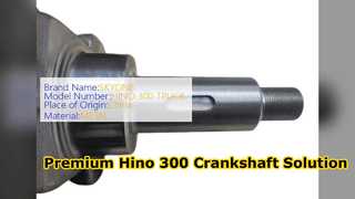 Hino 300 W04D N04C ক্র্যাঙ্কশ্যাফ্ট উচ্চ মানের প্রতিস্থাপন