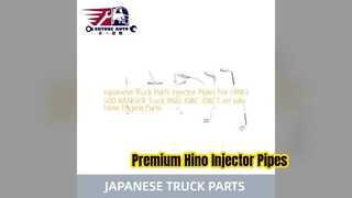 Hino 500 J08C ইনজেক্টর পাইপ প্রিমিয়াম ইঞ্জিন যন্ত্রাংশ