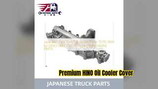 HINO H06CT H07D তেল কুলার কভার 15710 1600 প্রতিস্থাপন