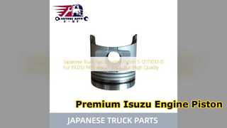 ISUZU 4HG1T ইঞ্জিন পিস্টন উচ্চ মানের প্রতিস্থাপন যন্ত্রাংশ