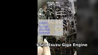 বিক্রয়ের জন্য Isuzu Giga ইঞ্জিন ট্রান্সমিশন 6WG1 ব্যবহৃত হয়েছে