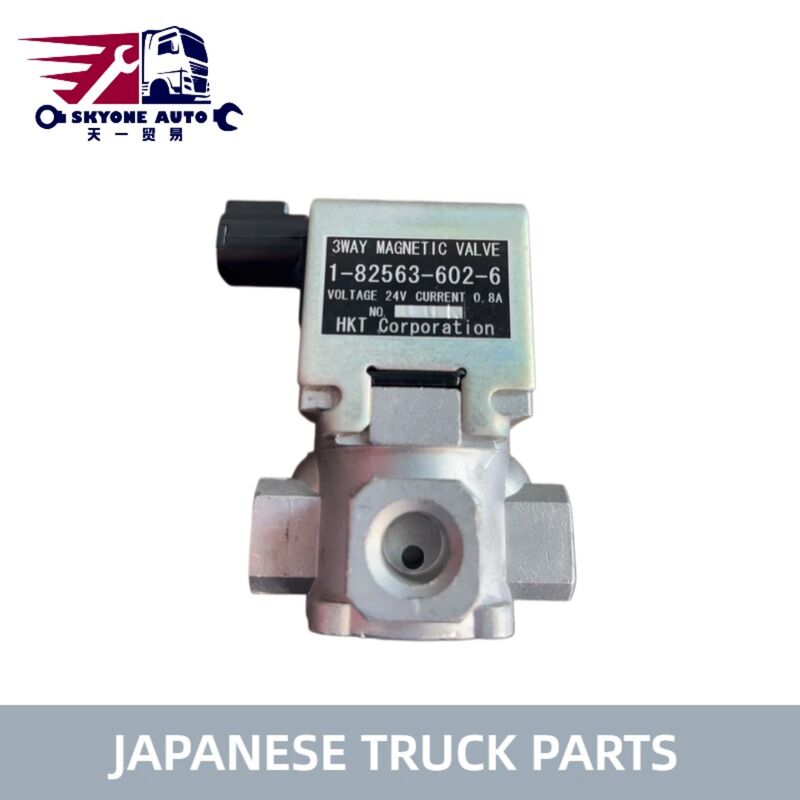 ISUZU FVR34 6HK1 6HK1T ISUZU পার্টসের জন্য জাপানি ট্রাকের যন্ত্রাংশ ম্যাগনেটিক ভালভ 1-82563602-0
