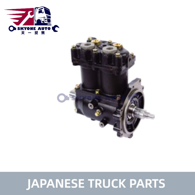 Japanese Truck Parts ME150697 ME015591 80MM Air Compressor Pump Assy For MITSUBISI FUSO 6D24T 6D24 uck HNTC Brand